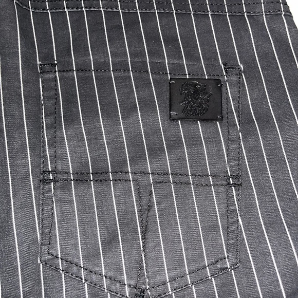 Zara Black Pinstripe Pants - Picture 4 of 5